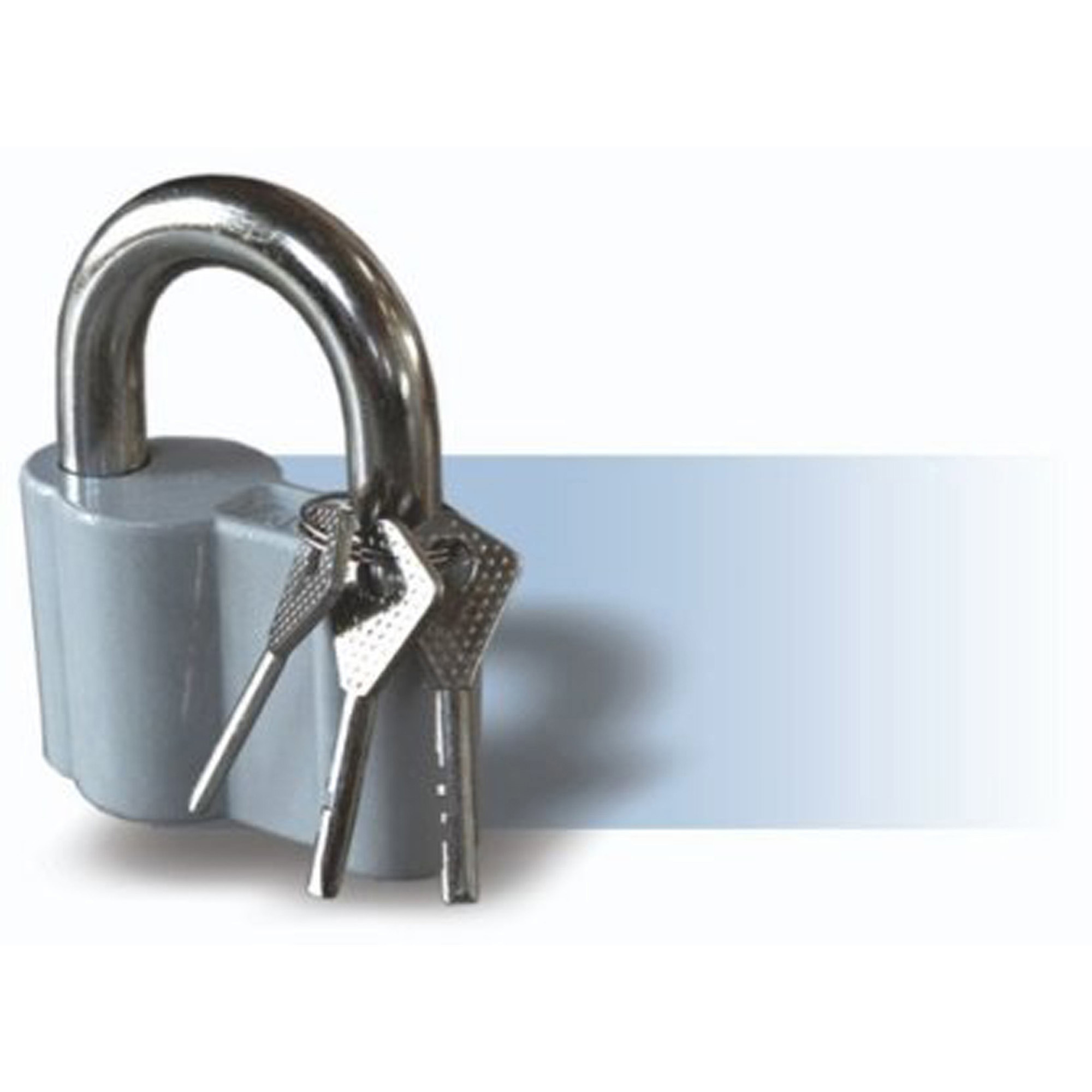 Навесной замок с ключом ЧАЗ 85071027 3 ключа Сталь по цене 630 ₽/шт .