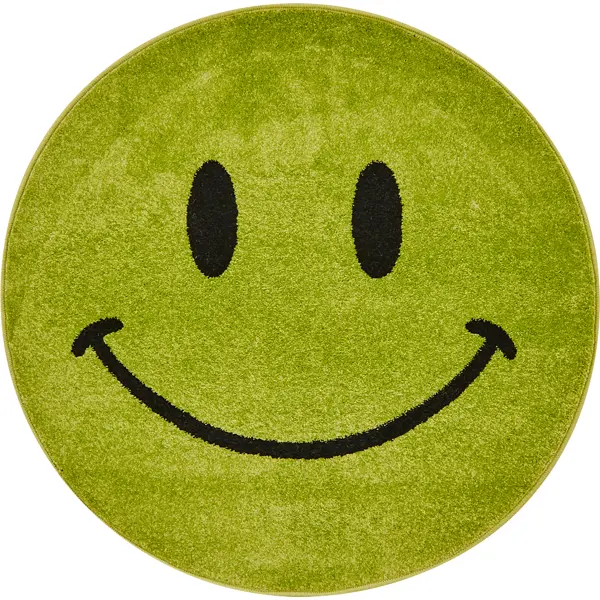 Ковер полипропилен Bright NC19 ø100 см цвет зеленый ковер полипропилен bright l046 100x200 см зеленый