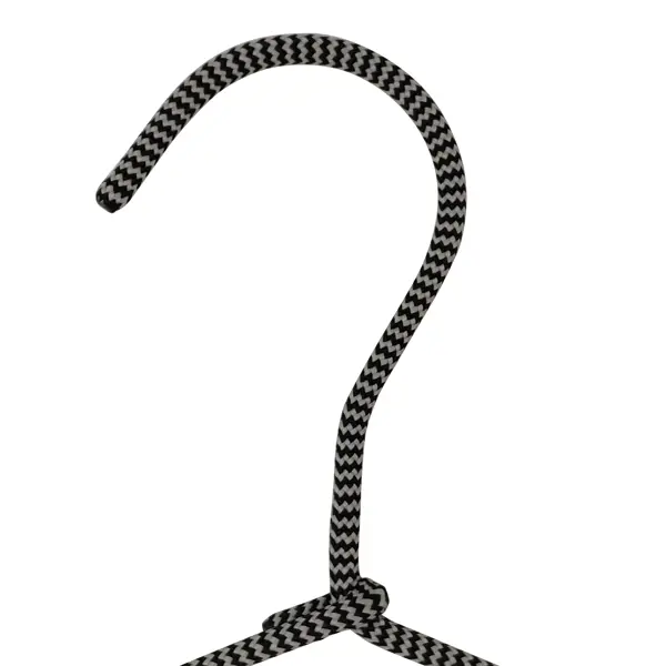 фото Вешалка для аксессуаров spaceo 41x21.5x0.5 см металл цвет чёрный
