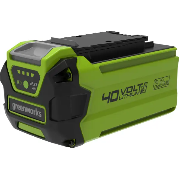 Аккумулятор GreenWorks 40В 2 Ah Li для газонокосилок зарядное устройство для аккумулятора greenworks 2946507 40v 2 ah li для газонокосилок