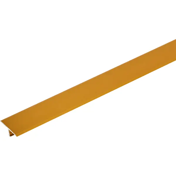 Порог Т-образный Floorexpert 26x900 мм, цвет золото порог алюминиевый для кафельной плитки угловой 40х20х2700 мм серебро