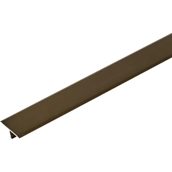 Порог Т-образный Floorexpert 26x900 мм, цвет бронза быстрозажимной зажим с образный tactix