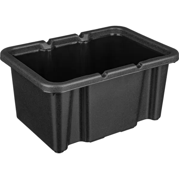 Ящик хобби 33x23x16 см пластик без крышки цвет чёрный ящик хобби 33x23x16 см пластик без крышки чёрный