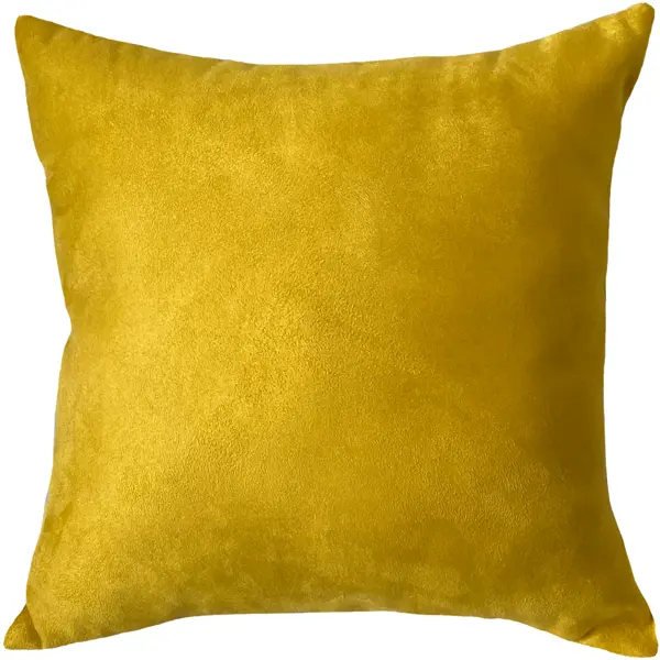 Подушка Inspire Manchester 40x40 см цвет желтый Yellow подушка декоративная nika haushalt с ракушками 39x39 см золотой