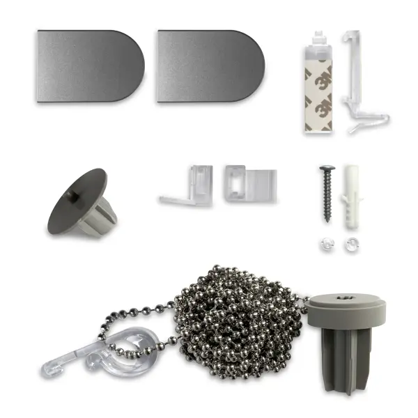 Механизм для рулонной шторы Inspire Natal 120-140 см, пластик, цвет серый шторы виржини виржини софт