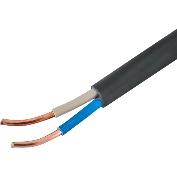 Кабель Ореол ВВГпнг(A)-LS 2x6 мм на отрез ГОСТ цвет черный кабель для электрического станка rubi 5м 60439