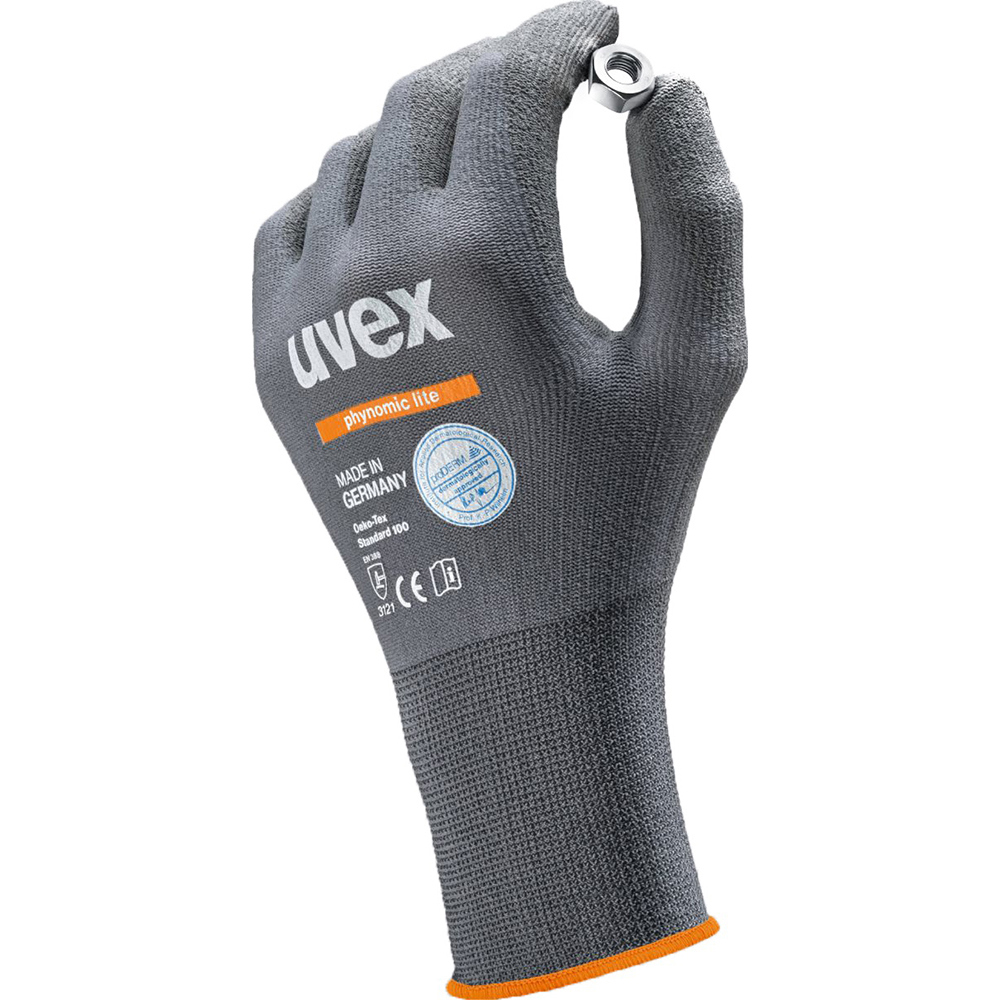 Перчатки тканевые Uvex 82172945, размер 10 / XL  –  по .