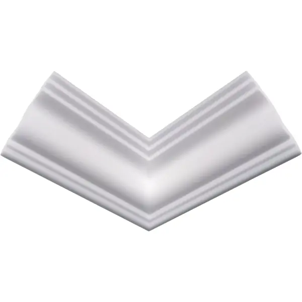 Уголок для плинтуса полистирол Format 4Е белый 45 мм уголок настенный полистирол внутренний format 10di белый 250x100x250 мм