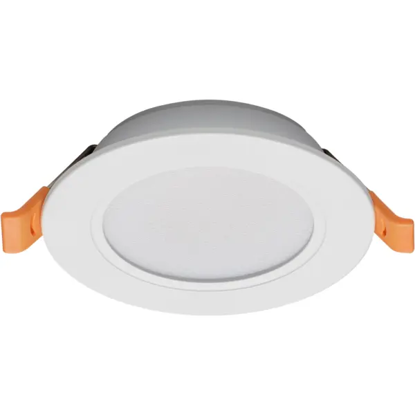 фото Светильник точечный светодиодный gauss eco downlight круг под отверстие 75-90 мм 2 м² теплый белый свет цвет белый