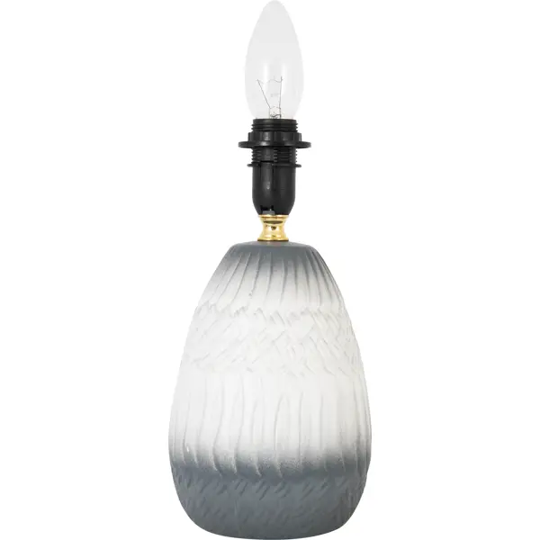 Настольная лампа Lamplandia Berg L1477, цвет белый елочное украшение шар с узором christmas ø7 8 см белый