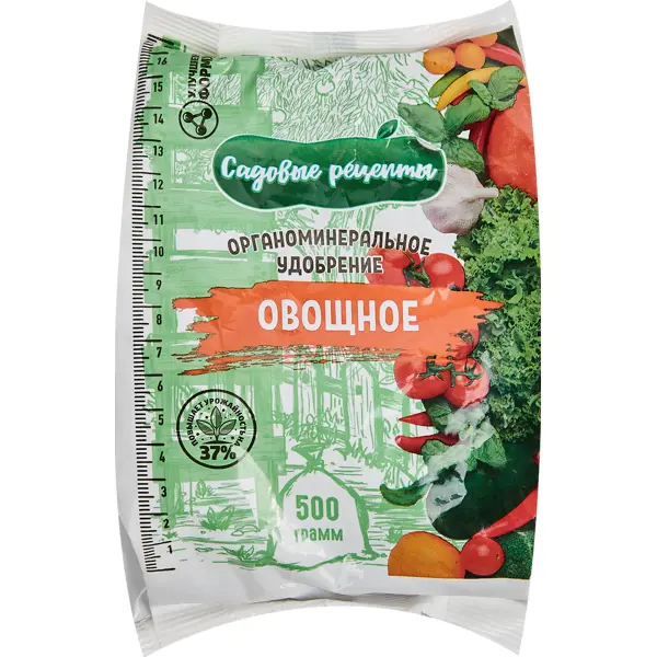 Органоминеральное удобрение «Садовые рецепты» овощное 500 г удобрение биогумус садовые рецепты для картофеля 0 5 л