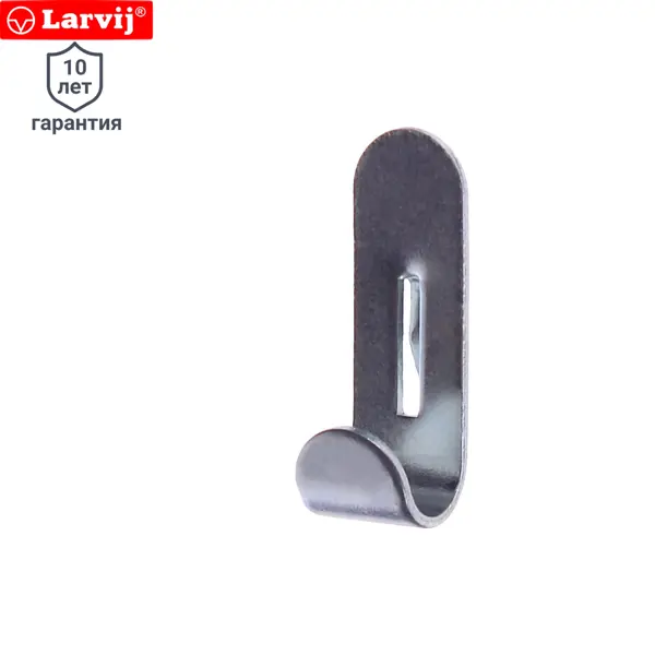 Крючок простой Larvij 37x8x14 мм, 5 шт. навесной дверной крючок мультидом