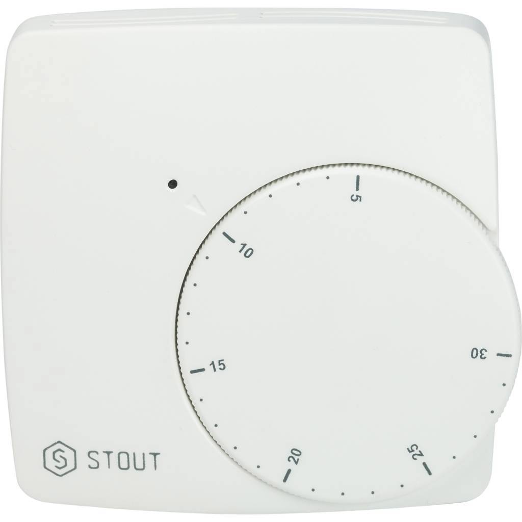 Проводной электронный термостат Stout STE-0002-000003 WFHT-BASIC со  светодиодом по цене 0 ₽/шт. купить в Кирове в интернет-магазине Леруа Мерлен