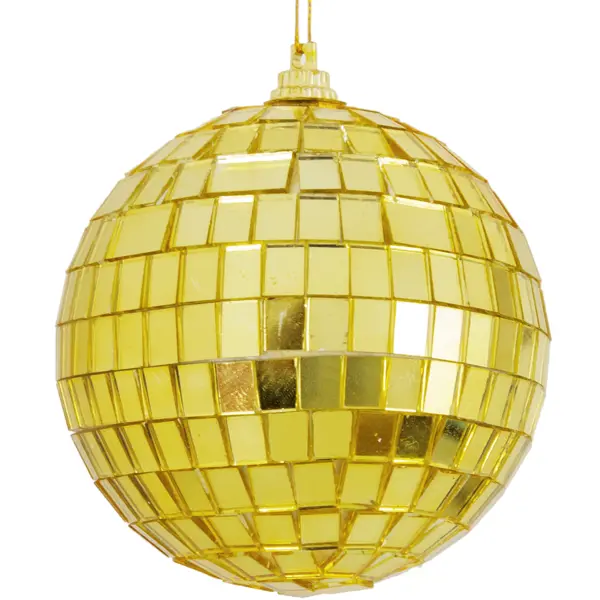 Елочный шар «Диско-шар» ø8 см пластик золотой елочный шар диско шар ø8 см пластик золотой