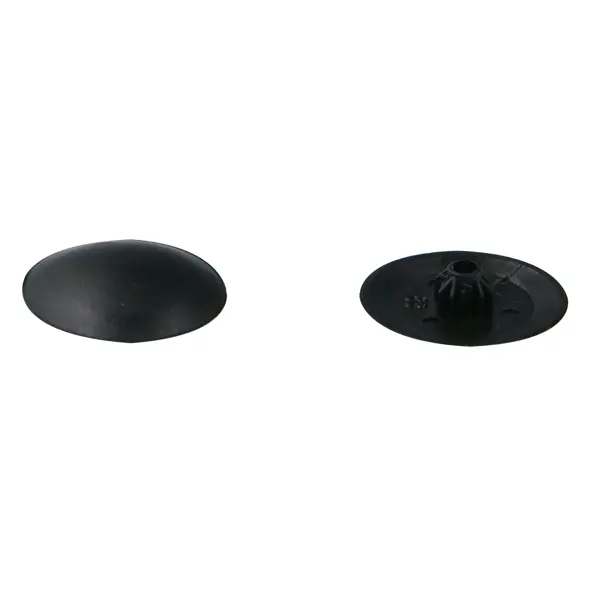 Заглушка на шуруп-стяжку Hex 5 мм полиэтилен цвет чёрный, 40 шт. заглушка держателя спиннинга черная c12758b