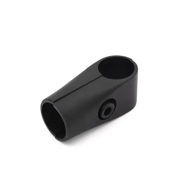 Соединитель Т-образный для 2-х труб30x15 мм, цвет черный камера вертикальная заслонка l образный кронштейн быстроразъемная пластина из алюминиевого сплава