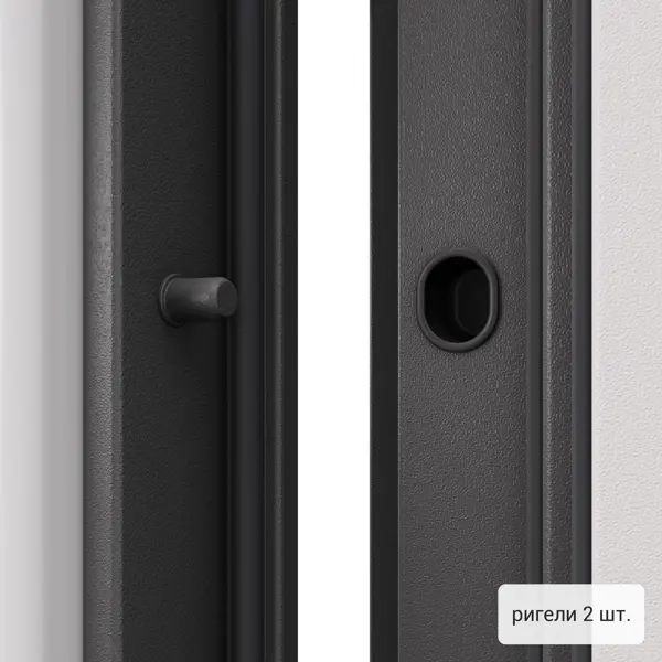 фото Дверь входная металлическая термо с-2 эмаль, стелла 950 мм, левая, цвет белый torex