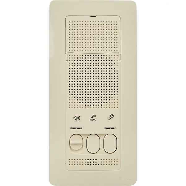 Аудиодомофон для координатного подъездного домофона Schneider Electric Blanca цвет бежевый звонок tdm electric зд 47 на din рейку