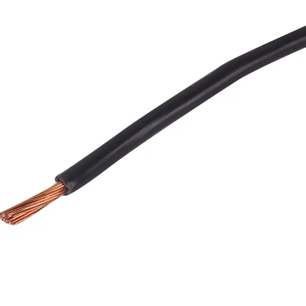 Кабель ПУГВ 1x4 мм на отрез ГОСТ цвет черный кабель для подруливающих устройств gen ii 18 м more 10265143