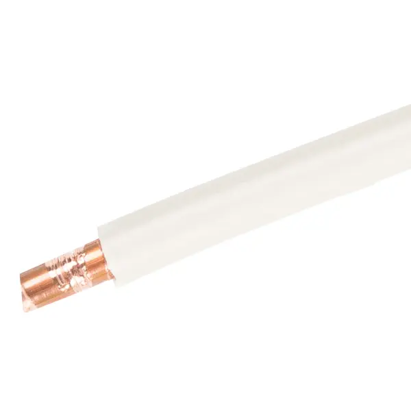Провод Ореол ПУВ 1x6 мм на отрез ГОСТ цвет белый колодка для удлинителя защита про 2 розетки с заземлением 3500 вт белый