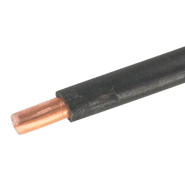 Провод Ореол ПУВ 1x4 на отрез ГОСТ цвет черный силовой провод 1 2м с выпрямителем для каучуковых и пвх нитей 220в провод каучук ip65