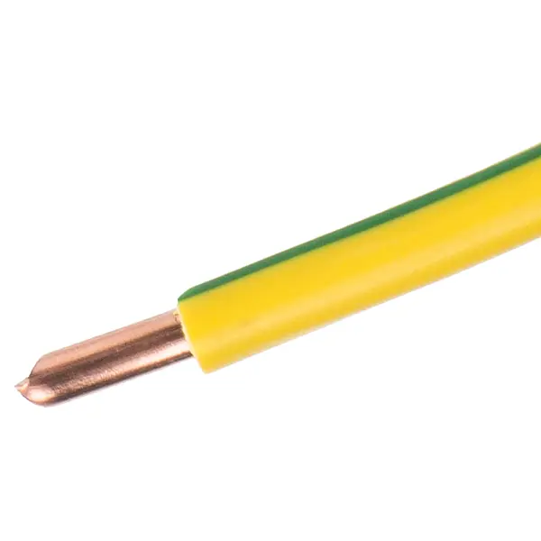 Кабель ПУВ 1x6 мм на отрез ГОСТ цвет желтый fonken 2 в 1 микро usb кабели тип c usb кабель провод отдельный шнур линии для телефона android samsung