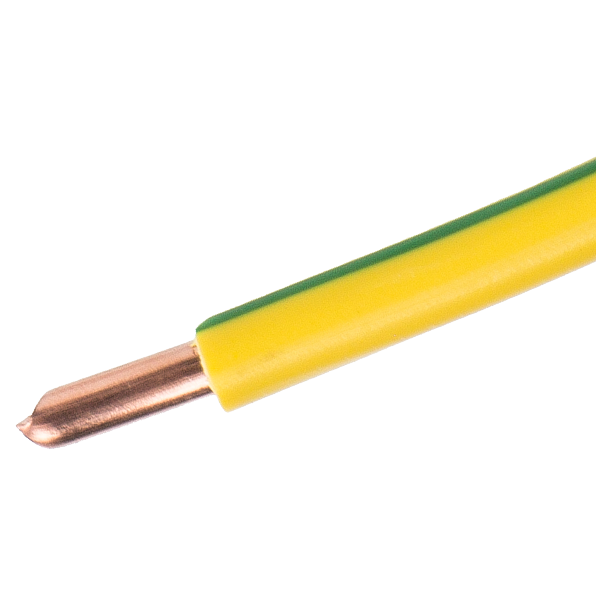  ПУВ 1x6 мм на отрез ГОСТ цвет желтый по цене 172 ₽/м  в .
