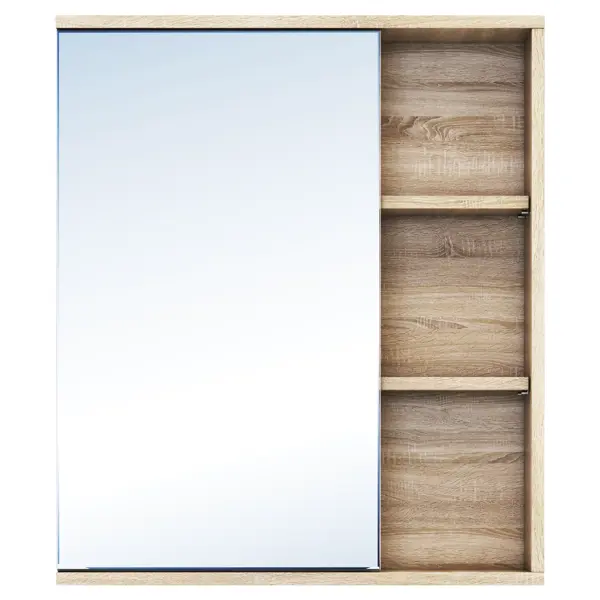 Зеркальный шкаф Vigo Matteo 15.6x60x70 см цвет дуб сонома зеркальный шкаф vigo matteo 15 6x70x70 см белый
