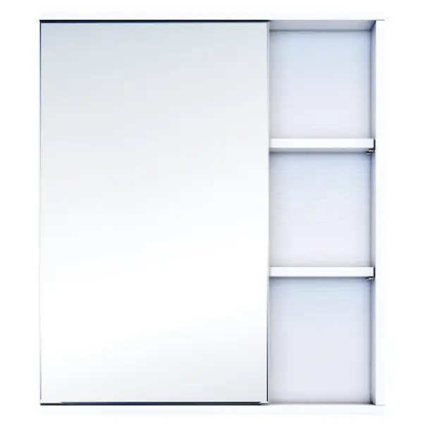 Зеркальный шкаф Vigo Matteo 15.6x70x70 см цвет белый спонж для лица из люфы банные штучки ø6 см белый