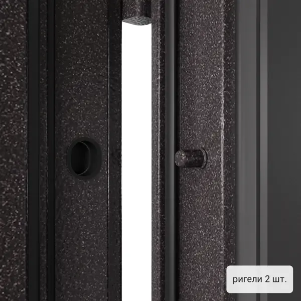 фото Дверь входная металлическая, термо, 880 мм, правая, цвет ринго пепел torex