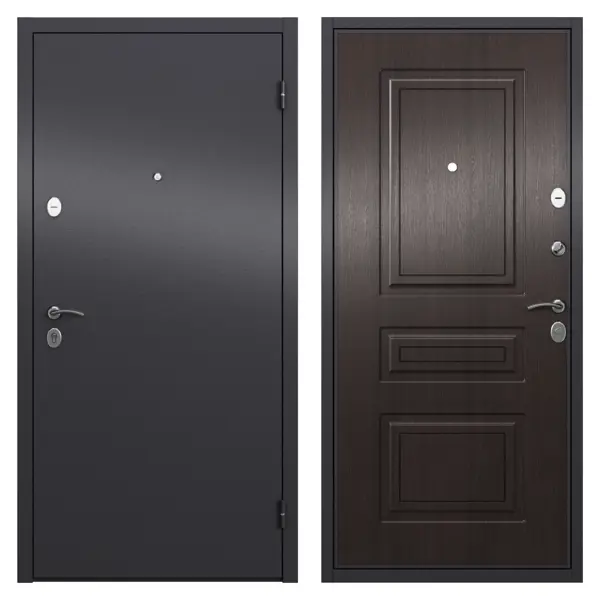 Дверь входная металлическая Берн 860 мм правая цвет мара дуб дверь входная металлическая берн 950 мм левая мара беленый