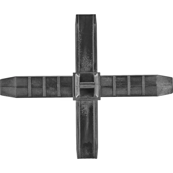 фото Коннектор 5 для профилей 15х15 мм пластик черный без бренда