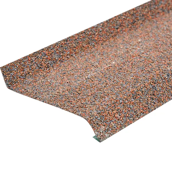 Планка цокольная Hauberk 1.25 м. цвет баварский фасайдинг дачный кирпич баварский песочный 0 38 м²