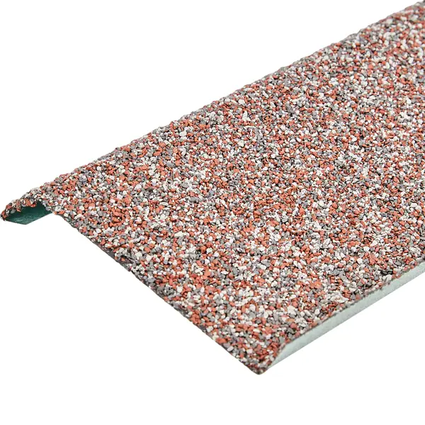 фото Планка цокольная hauberk 1.25 м. цвет мраморный технониколь