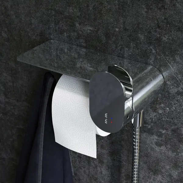 фото Гигиенический душ am.pm moxie набор со смесителем и полкой