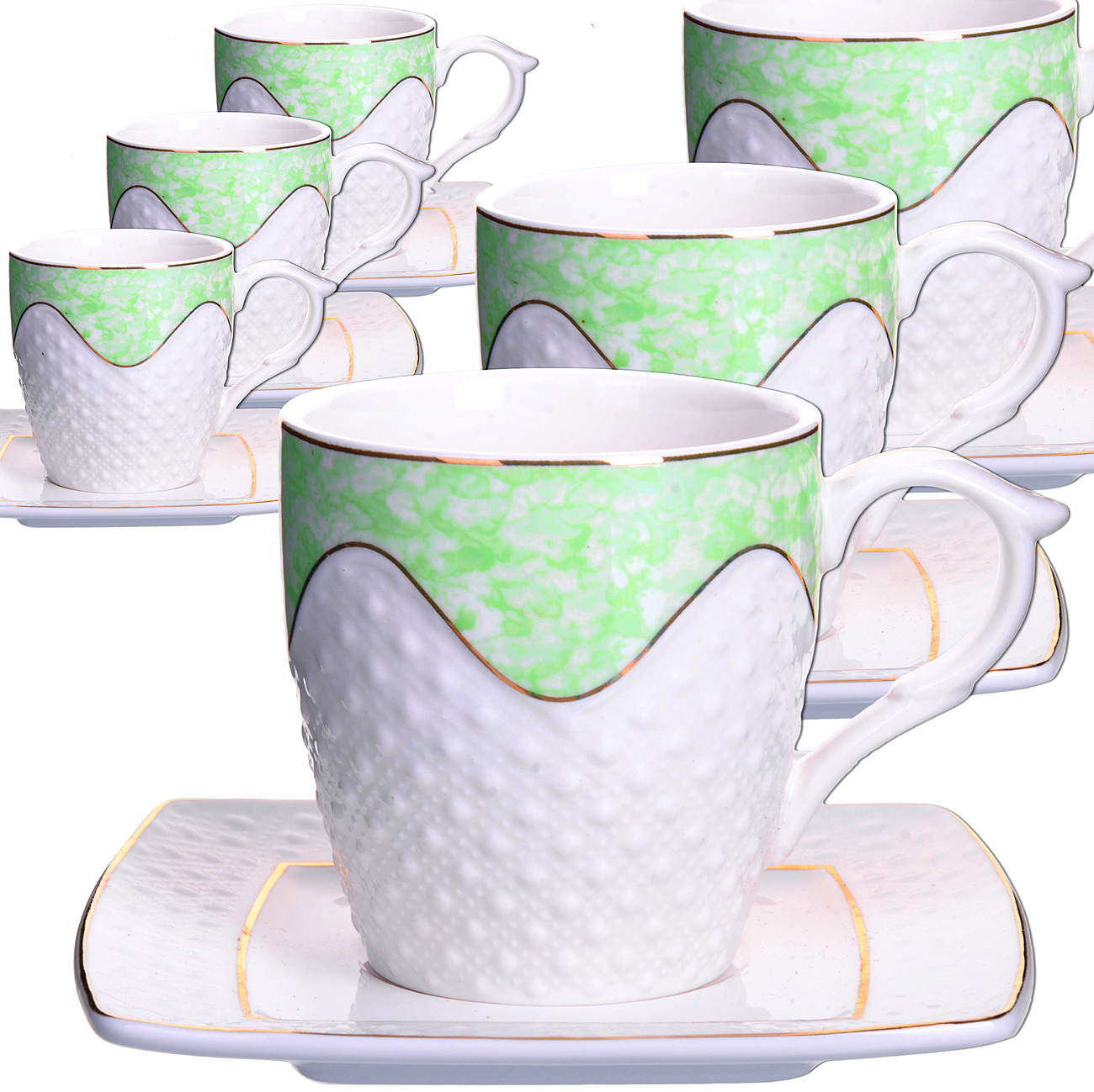 Чайные сервизы Loraine 26831 12 предметов 6 персон фарфор цвет белый в .