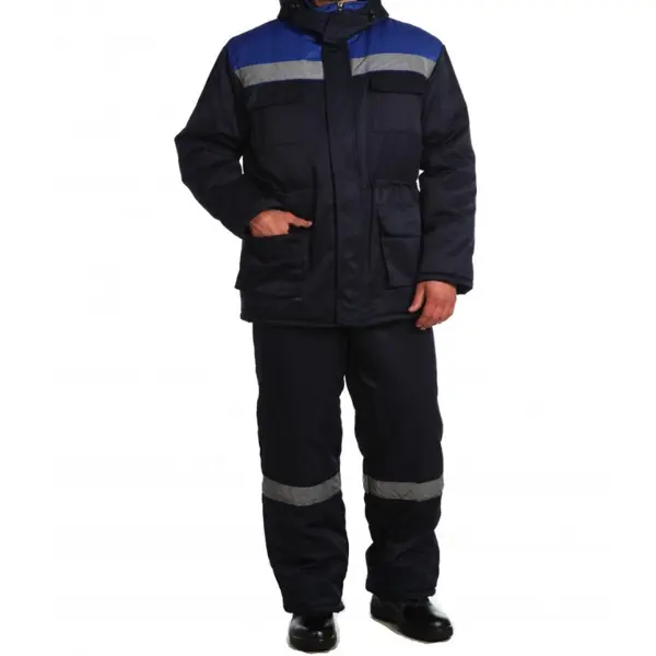 Костюм рабочий утепленный Иней цвет темно-синий размер 48-50 рост 170-176 см утепленный костюм sobol