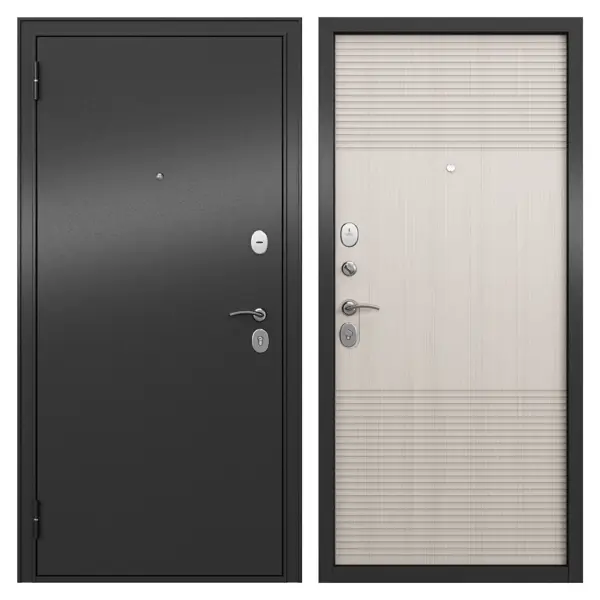 фото Дверь входная металлическая ариста, 860 мм, левая, цвет белый torex