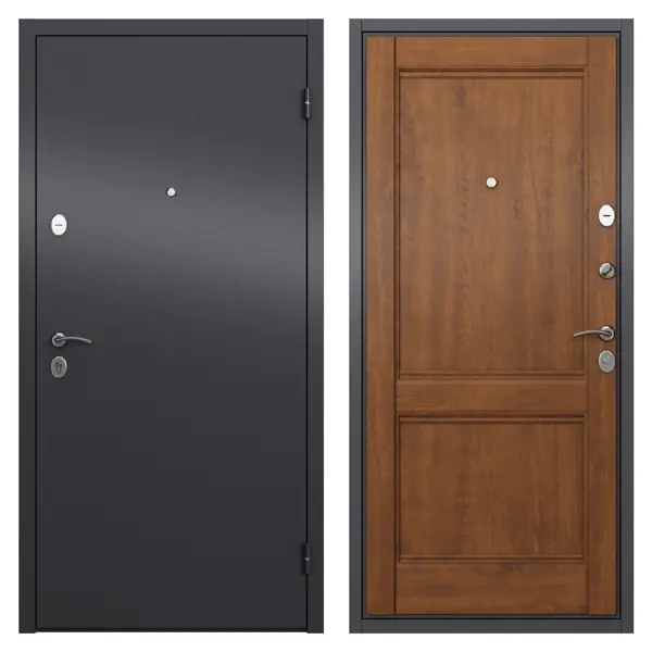 фото Дверь входная металлическая берн, 950 мм, правая, цвет тоскана torex