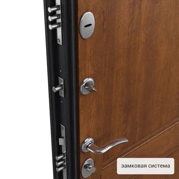 фото Дверь входная металлическая берн, 860 мм, левая, цвет тоскана torex
