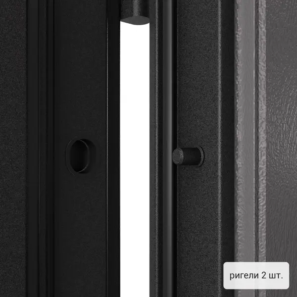 фото Дверь входная металлическая, термо, 880 мм, левая, цвет катро титан torex