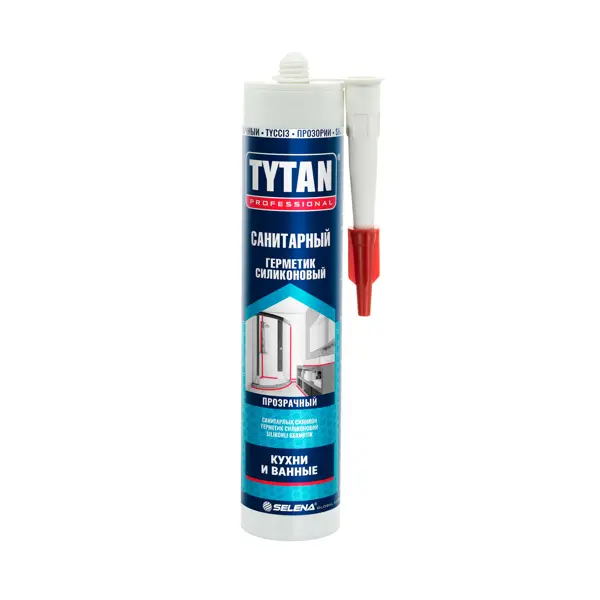 Герметик силиконовый Tytan санитарный прозрачный 280 мл уксусный герметик жидкая пробка tn tytan 0 5 л