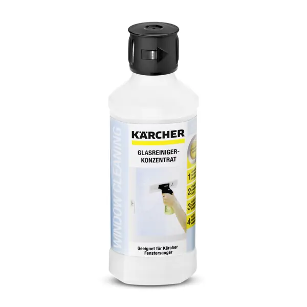 Средство Karcher RM 500 для чистки стекол 0.5 л средство для очистки стекол камина профикамин 0 25 л