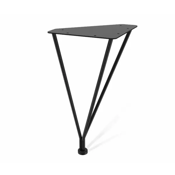 Основание для стола Sheffilton SHTTU29-1 сталь цвет черный основание 177 мм для стойки столешницы диаметром 60 мм анодированный алюминий 3660017