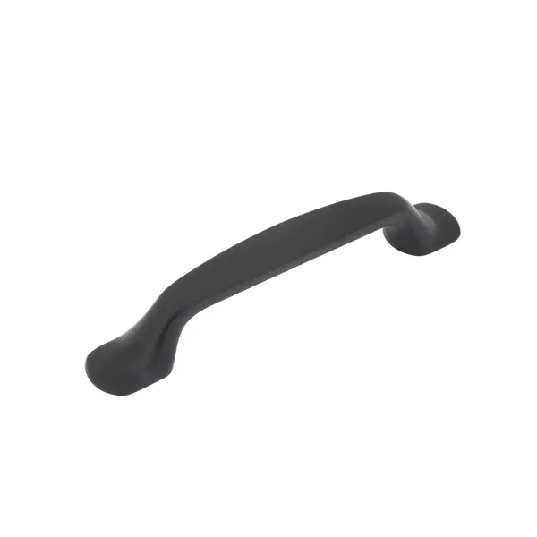 Ручка-скоба мебельная AL-1356.96.BLMATT 96 мм, цвет матовый черный ручка кнопка мебельная b8354s blmatt матовый