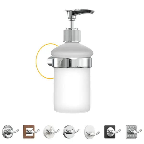 Дозатор для жидкого мыла Lemer You-Desigh стекло цвет хром/стекло дозатор для жидкого мыла colombo design