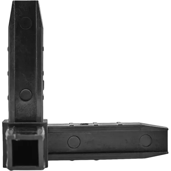 фото Коннектор 3 для профилей 15х15 мм пластик черный без бренда