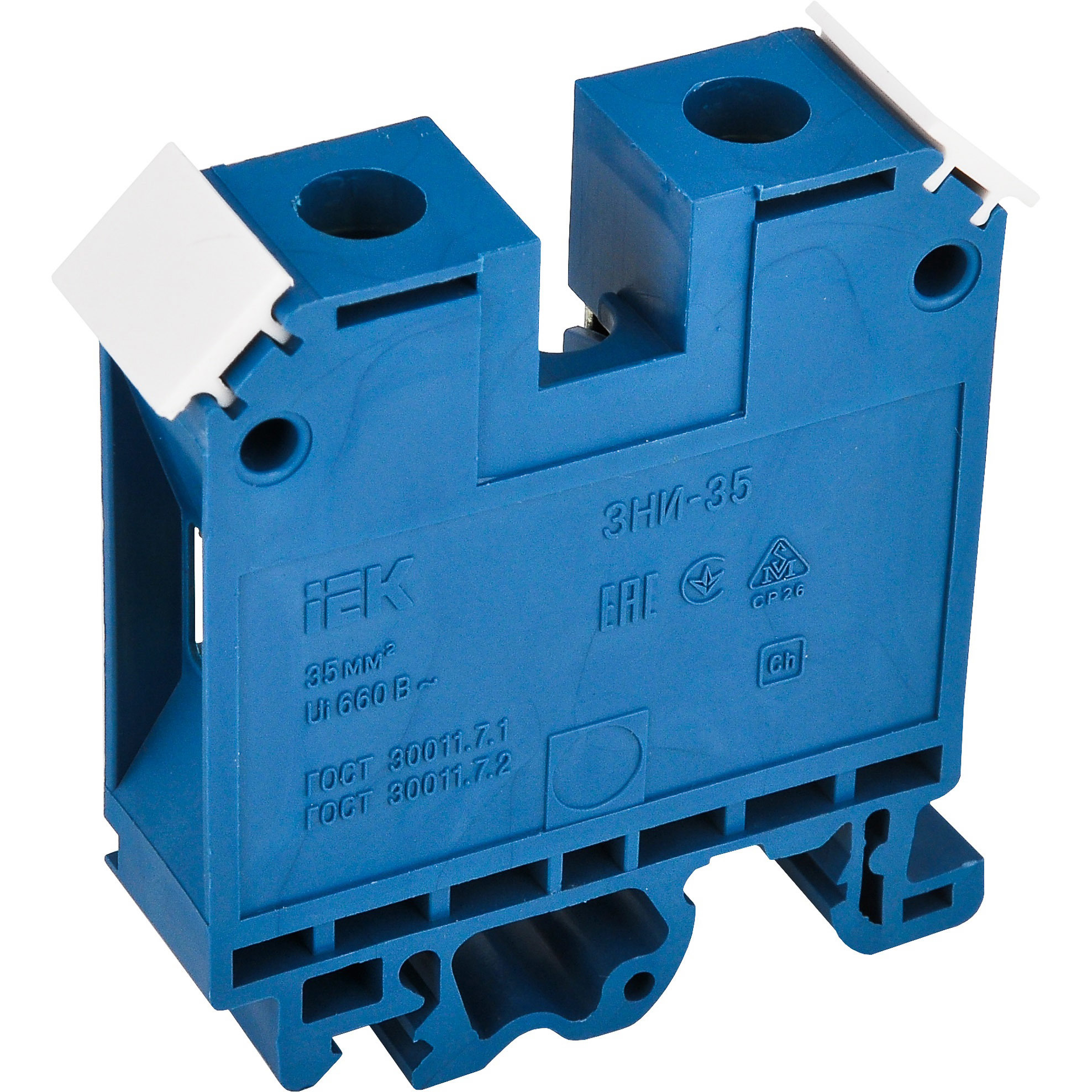  наборный изолированный IEK ЗНИ JXB125А 4-50 мм цвет синий в .
