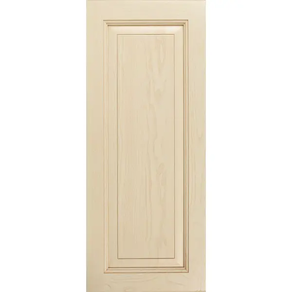 фото Дверь для шкафа delinia id невель 44.7x102.1 см массив ясеня цвет кремовый