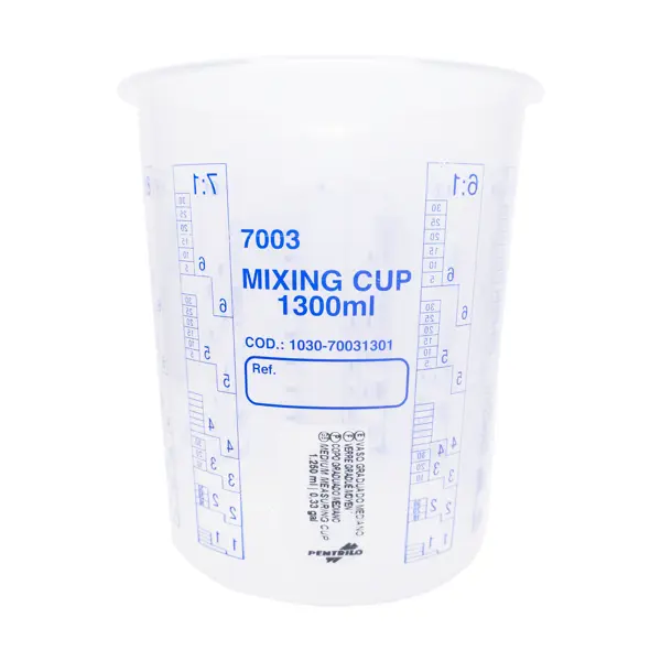 Мерный стакан для красок 1.25 л пластиковый мерный чашка ремоколор